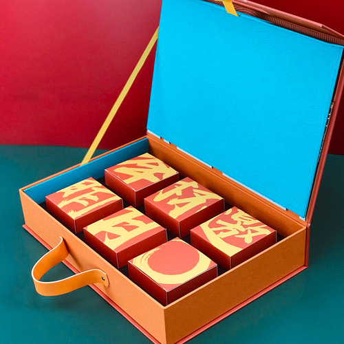 Caja de pastel de luna estilo chino