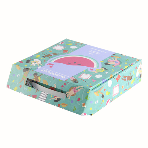 Cajas de envío de embalaje de regalo lindo colorido para ropa
